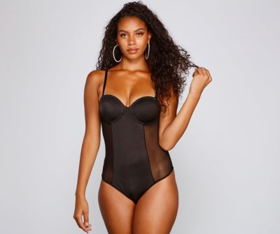 TableClothsUs Sultry Impression Bustier Mesh Shaper